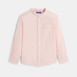 قميص سادة بياقة قائمة...